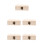 5Pcs Wooden Storage Boxes with Lock Multi-Color Craft Keepsake Boxes 4