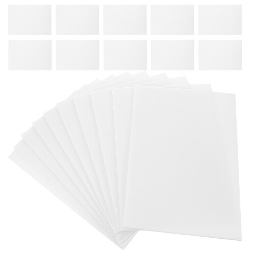 200Pcs Foam Craft Printing Plates White Durable Sheets for Card Making
