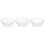 3Pcs Durable Plastic Clear Basins Spacious Household Wash Tub Bowls 6