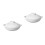 2Pcs Ceramic Cooking Pots White Kitchen Stew Casserole Pots for Home 7