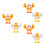 6Pcs Assorted Color Wind Up Chick Figurine Durable Plastic Jumping Toy 6