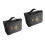 2Pcs PU Vintage Book Sleeve Protector Black Zippered Bible Carry Case 9