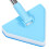 1Set Blue Aquarium Glass Brush Algae Cleaner with Sponge 7
