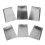 18Pcs Compact Stainless Steel Jewelry Bead Scoops Flat Silver 1