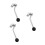 3Pcs Alloy Motorcycle Gear Shift Lever Ergonomic Hand Control Shifter 6