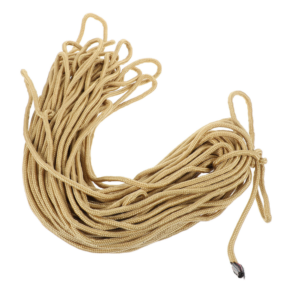 2Pcs High-Strength Khaki Nylon Rope Multipurpose Outdoor Hanging Rope 3592210765284