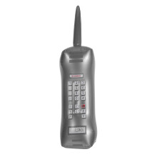 3Pcs Silver PVC Inflatable Toy Phone Retro 80S Cellphone Prop for DIY