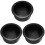 3Pcs Black ABS Foosball Table Ashtray Insert with Cup Holder for Home 4