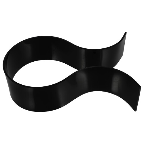 2Pcs Desktop Black Acrylic Headset Holder Stand for Headphone Storage 2