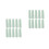 80Pcs Two-Sided Nail Buffer Polishing Sponge Light Green for Artworks 6