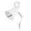 2Pcs White Spring Cable Pendant Fixture Adjustable E27 Hanging Light 2