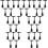 35Pcs Black Plastic Label Stands Price Tag Display Clips 8