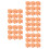 100Pcs High Precision Miniature Clay Bricks for Dollhouse and Sandbox 4