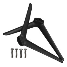 4Pairs Universal Black Plastic TV Legs for Home TV Stand Replacement