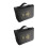 2Pcs PU Vintage Book Sleeve Protector Black Zippered Bible Carry Case 3