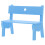 4Pcs Blue Pla Mini Bench Figure for Miniature House Accessories 1