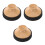 3Pcs ABS Circular Alto Saxophone Mute Noise Reducer Durable Material 10
