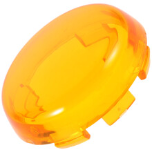 4Pcs Motorcycle Turn Signal Light Covers Yellow Plastic Easy Install