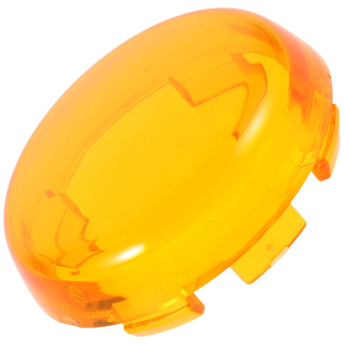 4Pcs Motorcycle Turn Signal Light Covers Yellow Plastic Easy Install