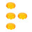 4Pcs Motorcycle Turn Signal Light Covers Yellow Plastic Easy Install 10