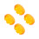 4Pcs Motorcycle Turn Signal Light Covers Yellow Plastic Easy Install 6