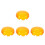 4Pcs Motorcycle Turn Signal Light Covers Yellow Plastic Easy Install 9