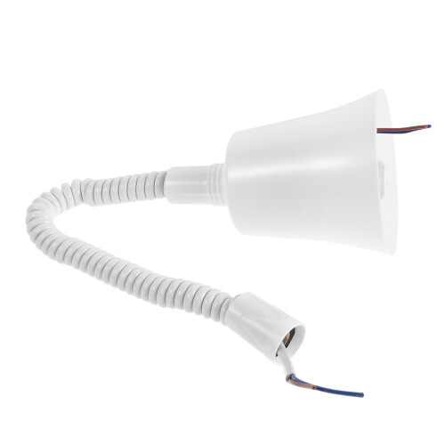 2Pcs White Spring Cable Pendant Fixture Adjustable E27 Hanging Light 2