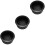 3Pcs Black ABS Foosball Table Ashtray Insert with Cup Holder for Home 7