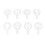 96Pcs Coffee Decorating Stencils Cappuccino Art Cake Molds 2
