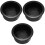 3Pcs Black ABS Foosball Table Ashtray Insert with Cup Holder for Home 5