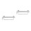 2Pcs Closet Hanger Rack Silver Aluminum Iron Top Mounted Organizer 8