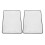 4Pcs Ultra-Thin PVC Magnifier Bookmarks Full Page Reading Aid Black 2