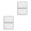 4Pcs Ultra-Thin PVC Magnifier Bookmarks Full Page Reading Aid Black 5