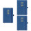3Pcs Dark Blue Monthly Planner 2025 Portable Academic Planner Notebook 6