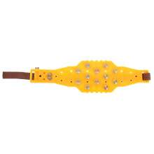 3Pcs Car Snow Tire Chains Yellow Abs+pp Easy Install Anti Slip Straps