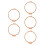 5Sets Wooden Cross Stitch Hoop Frame Adjustable DIY Sewing Craft Tool 9