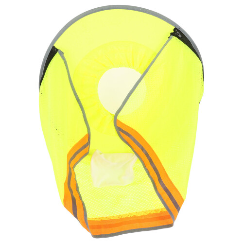 3Pcs Yellow Hard Hat Brim Shade Sunproof Neck Cover Construction
