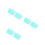 6Pcs Portable Green Plastic Paint Brush Cleaner Organizer Set 7