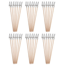 150Pcs Silver Precision Model Painting Clamps Bamboo DIY Craft Holders