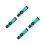 4Sets Green Metal Kazoo for Party Performance Beginner Friendly Gift 3