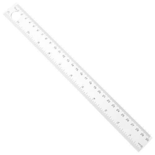 50Pcs Transparent Magnifying Rulers for Precise Measuring and Drawing 1