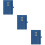 3Pcs Dark Blue Monthly Planner 2025 Portable Academic Planner Notebook 9