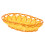 5Pcs Khaki Woven Fast Food and Fruit Storage Basket Practical 1