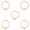 5Sets Wooden Cross Stitch Hoop Frame Adjustable DIY Sewing Craft Tool 8