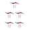 5Pcs Red Masonry Restoration Tool with Durable Brick Joint Cleaner 6