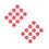 24Pcs Red Felt Christmas Cup Pads Snowflake Coasters for Home Use 7