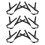 12Pcs Ergonomic Black Hard Hat Chin Straps Uv-Resistant Work 3