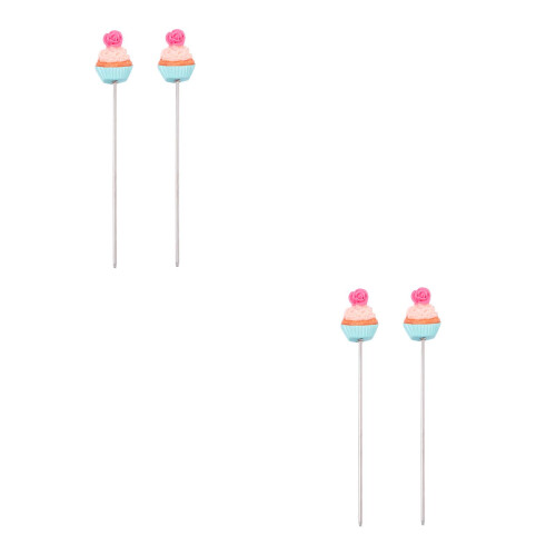 4Pcs Cake Test Pin Stainless Steel Baking Tool for Cakes Bread 2