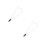 6Pcs Smooth Plastic Samba Whistles Loud Whistles for Samba Performance 6