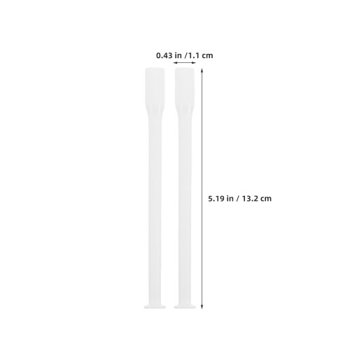 50Pcs White Wick Centering Tools for DIY Candle Making Accessories 1